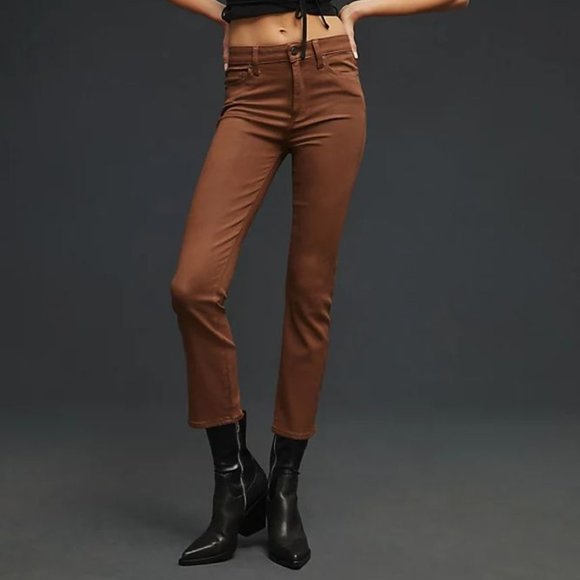 NWT PAIGE Cindy Mid-Rise Coated Jeans size 26 - Picture 1 of 11